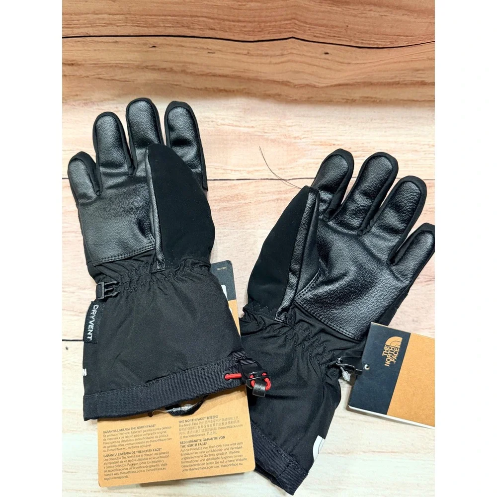 The North Face Kids Montana Ski Gloves Black DryVent Etip Insulated Size Large L